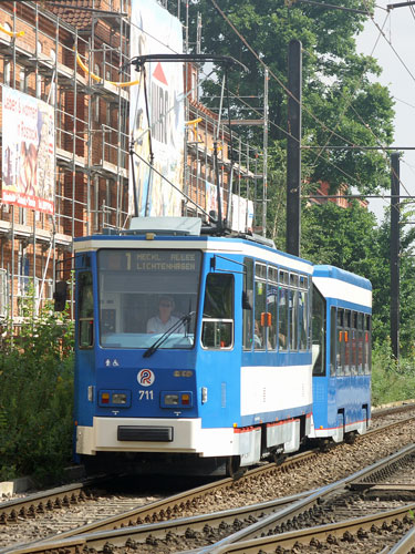 ROSTOCK TRAMS - Photo: ©2007 Jan Boyle - www.simplompc.co.uk - Simplon Postcards