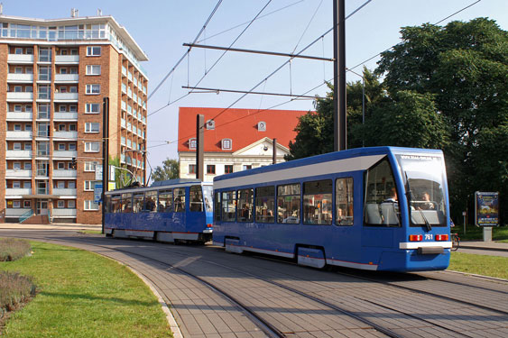 ROSTOCK TRAMS - Photo: ©2007 Jan Boyle - www.simplompc.co.uk - Simplon Postcards