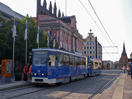 ROSTOCK TRAMS - Photo: ©2007 Jan Boyle - www.simplompc.co.uk - Simplon Postcards