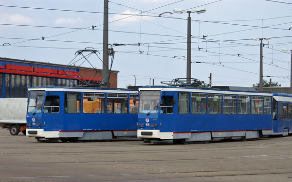 ROSTOCK TRAMS - Photo: ©2007 Jan Boyle - www.simplompc.co.uk - Simplon Postcards