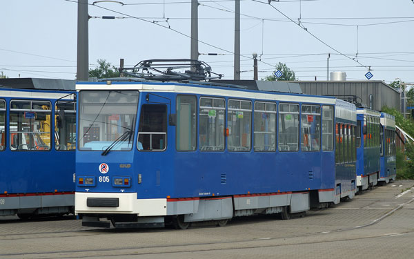 ROSTOCK TRAMS - Photo: ©2007 Jan Boyle - www.simplompc.co.uk - Simplon Postcards