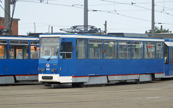 ROSTOCK TRAMS - Photo: ©2007 Jan Boyle - www.simplompc.co.uk - Simplon Postcards