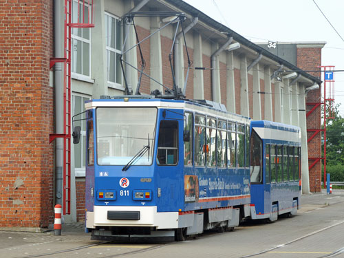 ROSTOCK TRAMS - Photo: ©2007 Jan Boyle - www.simplompc.co.uk - Simplon Postcards