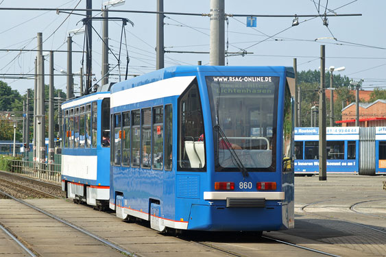 ROSTOCK TRAMS - Photo: ©2007 Jan Boyle - www.simplompc.co.uk - Simplon Postcards