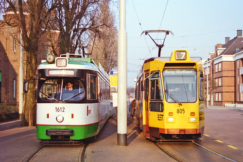 Rotterdam RET ZGT Trams - Photo: ©1997 Ian Boyle - www.simplompc.co.uk - Simplon Postcards