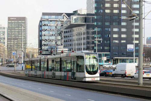 Rotterdam RET Citadis Trams - Photo: ©2014 Ian Boyle - www.simplompc.co.uk - Simplon Postcards