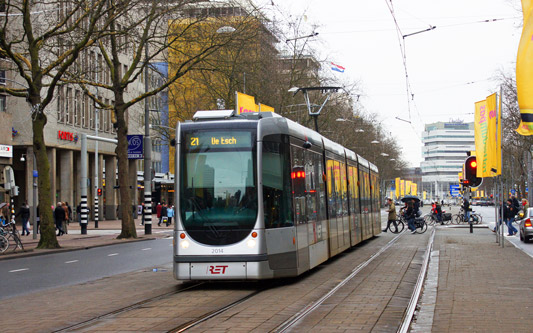 Rotterdam RET Citadis Trams - Photo: ©2010 Ian Boyle - www.simplompc.co.uk - Simplon Postcards