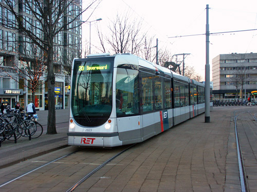 Rotterdam RET Citadis Trams - Photo: ©2004 Ian Boyle - www.simplompc.co.uk - Simplon Postcards