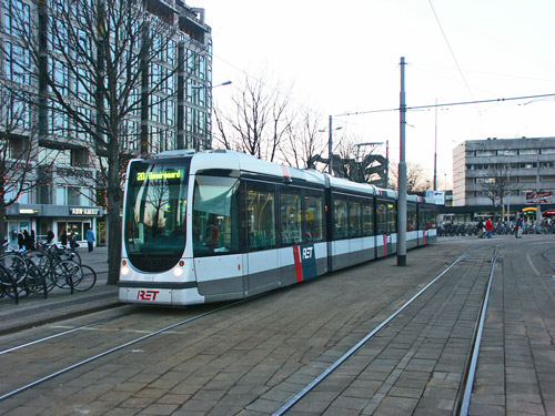 Rotterdam RET Citadis Trams - Photo: ©2004 Ian Boyle - www.simplompc.co.uk - Simplon Postcards