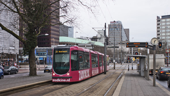 Rotterdam RET Citadis Trams - Photo: ©2010 Ian Boyle - www.simplompc.co.uk - Simplon Postcards