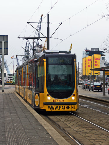 Rotterdam RET Citadis Trams - Photo: ©2010 Ian Boyle - www.simplompc.co.uk - Simplon Postcards