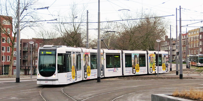 Rotterdam RET Citadis Trams - Photo: ©2014 Ian Boyle - www.simplompc.co.uk - Simplon Postcards