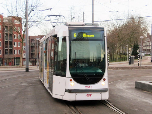 Rotterdam RET Citadis Trams - Photo: ©2014 Ian Boyle - www.simplompc.co.uk - Simplon Postcards