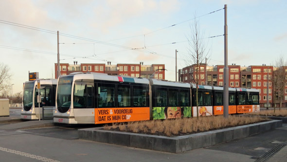 Rotterdam RET Citadis Trams - Photo: ©2014 Ian Boyle - www.simplompc.co.uk - Simplon Postcards