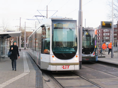 Rotterdam RET Citadis Trams - Photo: ©2014 Ian Boyle - www.simplompc.co.uk - Simplon Postcards