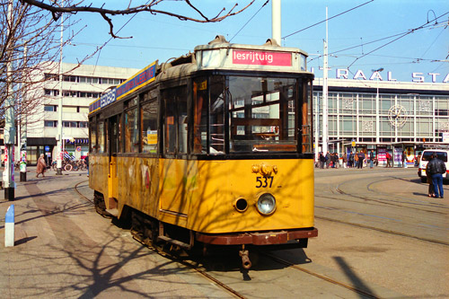 Rotterdam RET ZGT Trams - Photo: ©1997 Ian Boyle - www.simplompc.co.uk - Simplon Postcards