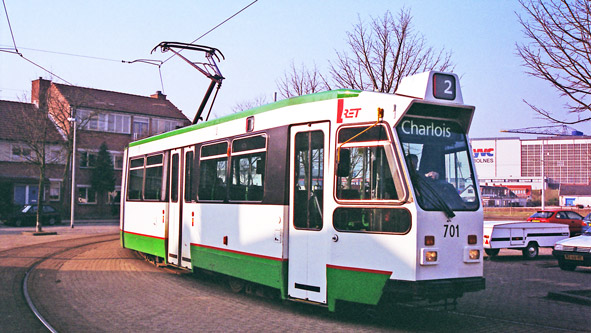 Rotterdam RET ZGT Trams - Photo: ©1997 Ian Boyle - www.simplompc.co.uk - Simplon Postcards