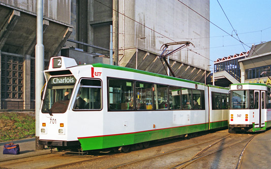 Rotterdam RET ZGT Trams - Photo: ©1997 Ian Boyle - www.simplompc.co.uk - Simplon Postcards