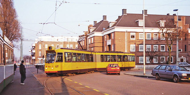 Rotterdam RET ZGT Trams - Photo: ©1997 Ian Boyle - www.simplompc.co.uk - Simplon Postcards