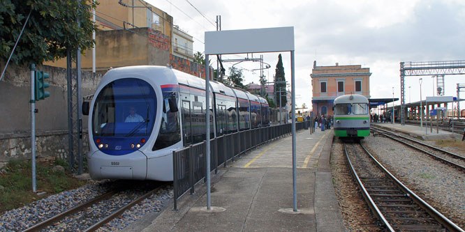 SASSARI Tramway - Sardinia, Italy - www.simplonpc.co.uk