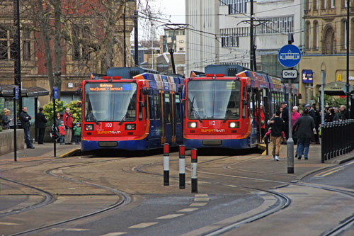 SHEFFIELD SUPERTRAM - Photo: ©2012 Ian Boyle - www.simplompc.co.uk - Simplon Postcards