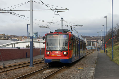 SHEFFIELD SUPERTRAM - Photo: ©2012 Ian Boyle - www.simplompc.co.uk - Simplon Postcards