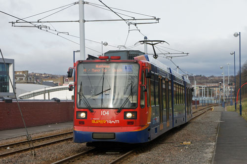 SHEFFIELD SUPERTRAM - Photo: ©2012 Ian Boyle - www.simplompc.co.uk - Simplon Postcards