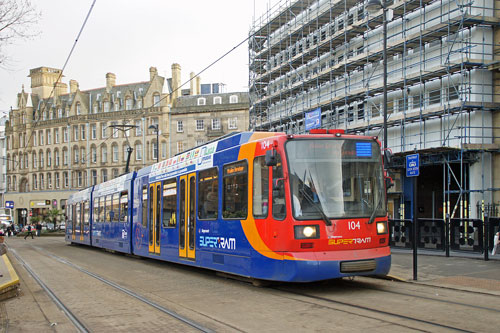 SHEFFIELD SUPERTRAM - Photo: ©2012 Ian Boyle - www.simplompc.co.uk - Simplon Postcards