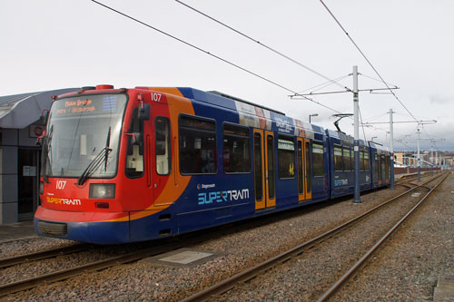 SHEFFIELD SUPERTRAM - Photo: ©2012 Ian Boyle - www.simplompc.co.uk - Simplon Postcards