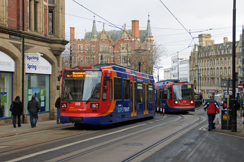 SHEFFIELD SUPERTRAM - Photo: ©2012 Ian Boyle - www.simplompc.co.uk - Simplon Postcards