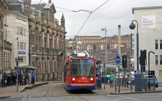 SHEFFIELD SUPERTRAM - Photo: ©2012 Ian Boyle - www.simplompc.co.uk - Simplon Postcards