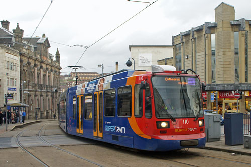 SHEFFIELD SUPERTRAM - Photo: ©2012 Ian Boyle - www.simplompc.co.uk - Simplon Postcards