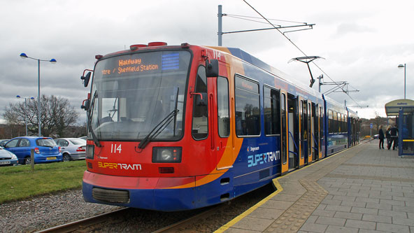 SHEFFIELD SUPERTRAM - Photo: ©2012 Ian Boyle - www.simplompc.co.uk - Simplon Postcards