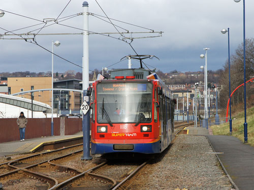 SHEFFIELD SUPERTRAM - Photo: ©2012 Ian Boyle - www.simplompc.co.uk - Simplon Postcards