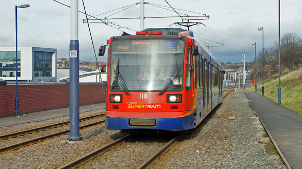 SHEFFIELD SUPERTRAM - Photo: ©2012 Ian Boyle - www.simplompc.co.uk - Simplon Postcards