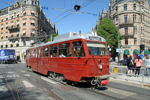 STOCKHOLM TRAMS, LIGHT RAIL & Metros -  www.simplonpc.co.uk - Simplon Postcards