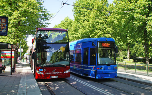 Stockholm Trams - Photo: ©2013 Ian Boyle - www.simplompc.co.uk - Simplon Postcards