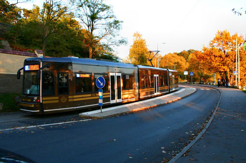 Stockholm Trams - Photo: ©2010 Kalle Id - www.simplompc.co.uk - Simplon Postcards