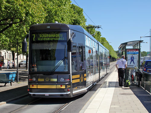 Stockholm Trams - Photo: ©2011 David Pennock - www.simplompc.co.uk - Simplon Postcards