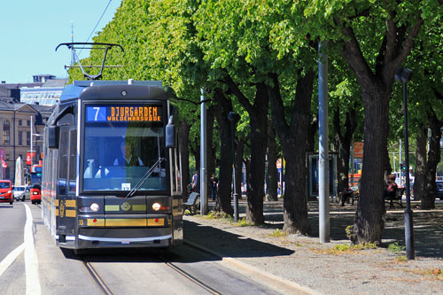 Stockholm Trams - Photo: ©2011 David Pennock - www.simplompc.co.uk - Simplon Postcards