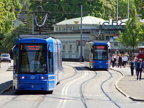 Stockholm Trams - Photo: ©2013 Ian Boyle - www.simplompc.co.uk - Simplon Postcards