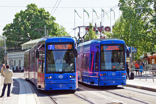 Stockholm Trams - Photo: ©2013 Ian Boyle - www.simplompc.co.uk - Simplon Postcards