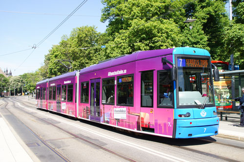 Stockholm Trams - Photo: ©2013 Ian Boyle - www.simplompc.co.uk - Simplon Postcards