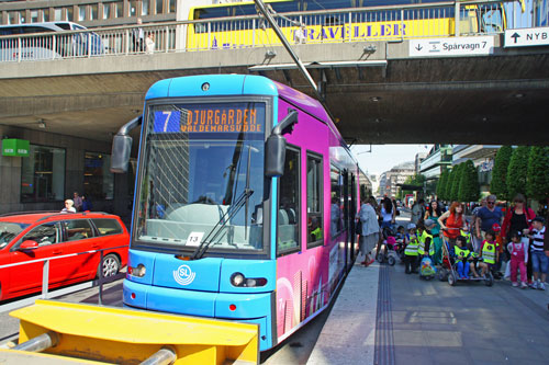 Stockholm Trams - Photo: ©2013 Ian Boyle - www.simplompc.co.uk - Simplon Postcards