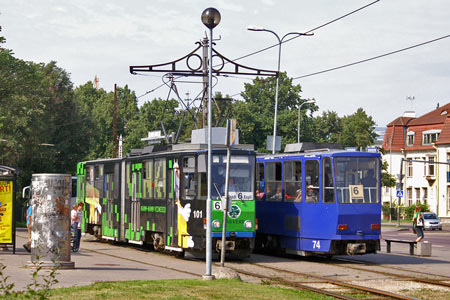 Tallinn Tatra KT4 tram - www.simplonpc.co.uk - Photo: © Ian Boyle, August 8th 2007