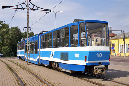 Tallinn Tatra KT4 tram - www.simplonpc.co.uk - Photo: © Ian Boyle, August 8th 2007