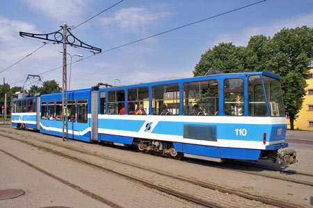 Tallinn Tatra KT4 tram - www.simplonpc.co.uk - Photo: © Ian Boyle, August 8th 2007