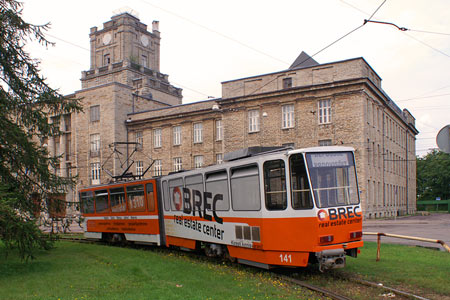 Tallinn Tatra KT4 tram - www.simplonpc.co.uk - Photo: © Ian Boyle, August 8th 2007