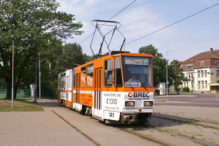 Tallinn Tatra KT4 tram - www.simplonpc.co.uk - Photo: © Ian Boyle, August 8th 2007