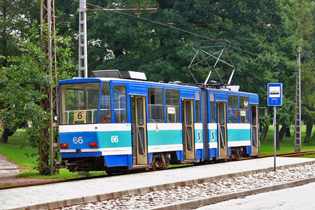 Tallinn Tatra KT4 tram - www.simplonpc.co.uk - Photo: © Ian Boyle, August 8th 2007